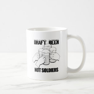 CANECA DE CAFÉ CERVEJA DRAFT. NÃO SOLDADOS.
