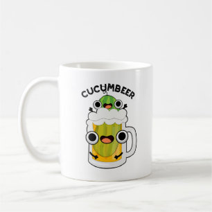 Caneca De Café Cerveja Engraçada De Cucum Pun