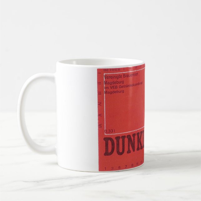 Caneca De Café Cerveja preta forte de Magdeburgo Dunkler (Esquerda)