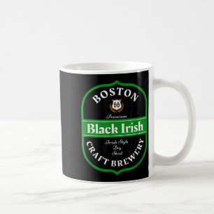 Caneca De Café Cervejaria Artesanal Boston Boston Black Irish Sto