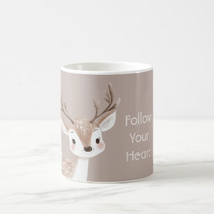 Caneca De Café Cervo Feliz da Floresta