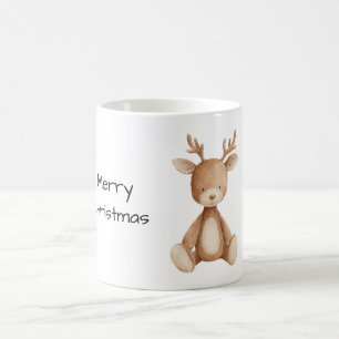 Caneca De Café Cervo Marrom Fofo