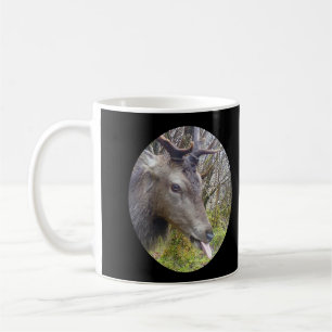 Caneca De Café Cervo Travesso com Língua para Fora Animais Selvag