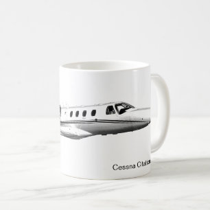 Caneca De Café Cessna CitationJet Airplane Mug