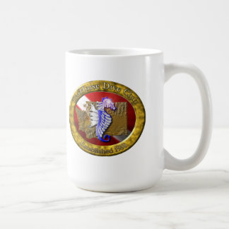 Caneca De Café Cesta de Crest SeaHorse