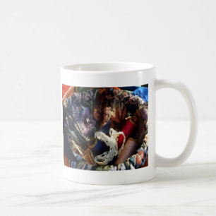 Caneca De Café Cesta de Crocheting e Thread