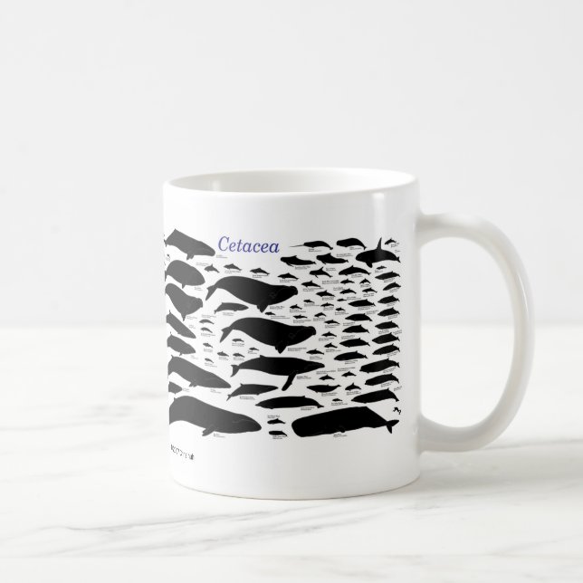 Caneca De Café Cetaceans (Direita)