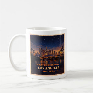 Caneca De Café Céu de Los Angeles do Centenário da Rota 66