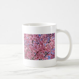 Caneca De Café Céu Rosa Flor de Cerejeira Sakura