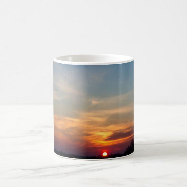 Caneca De Café Céu sunset de inverno (Centro)