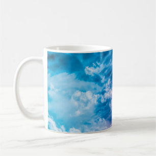 Caneca De Café Céu surreal, abstrato de arte sonhadora.