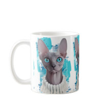 Céus nos olhos (gato de Sphynx)