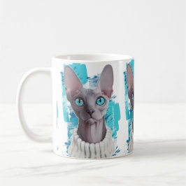 Caneca De Café Céus nos olhos (gato de Sphynx)