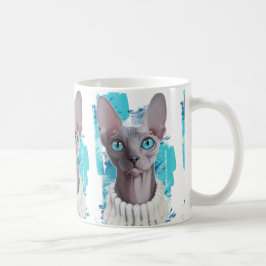 Caneca De Café Céus nos olhos (gato de Sphynx)