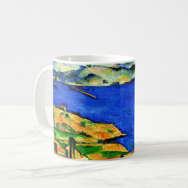 Caneca De Café Cezanne - Golfo de Marselha (Frente Esquerda)