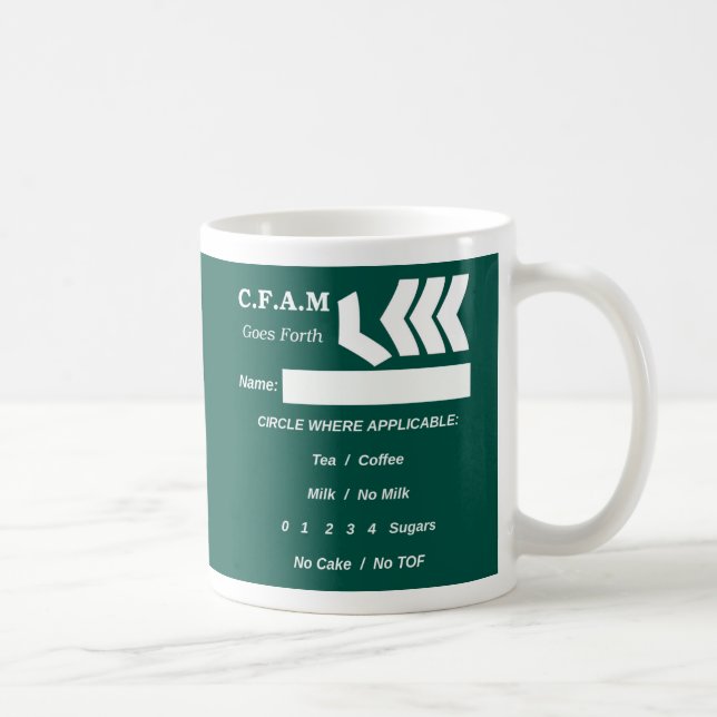 Caneca De Café CFAM 2015 Mug (Direita)