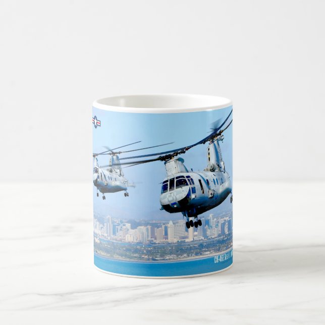 CANECA DE CAFÉ CH-46E SEA KNIGHT (Centro)