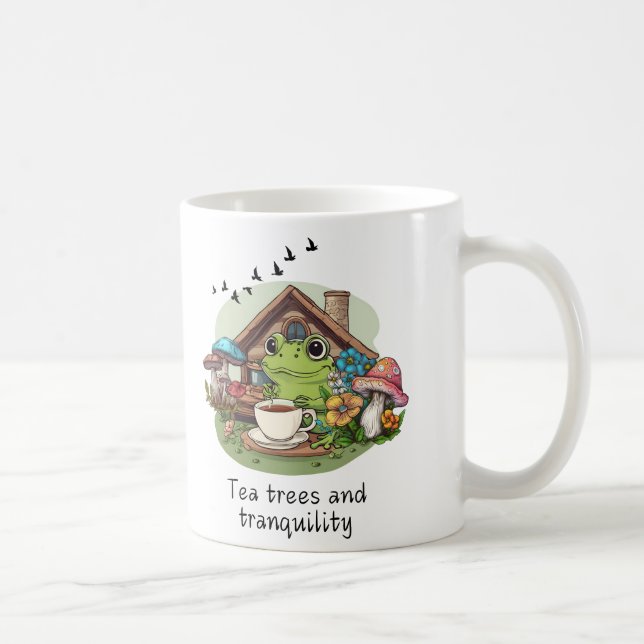 Caneca De Café Chá, árvores e tranquilidade (Direita)
