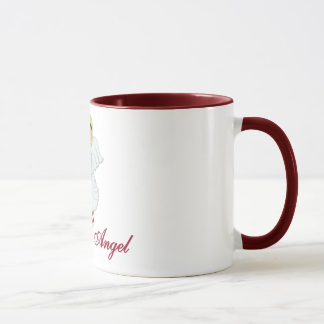 Caneca de Café/Chá/Cacau Anjo de Natal (Direita)