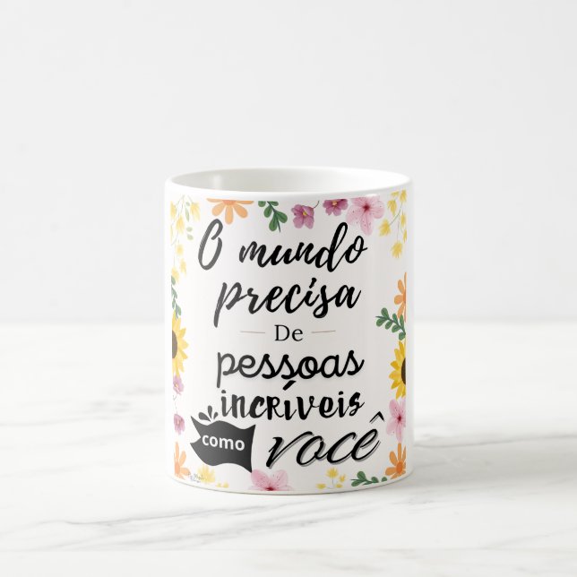 Caneca de café, chá, chocolate quente. (Centro)