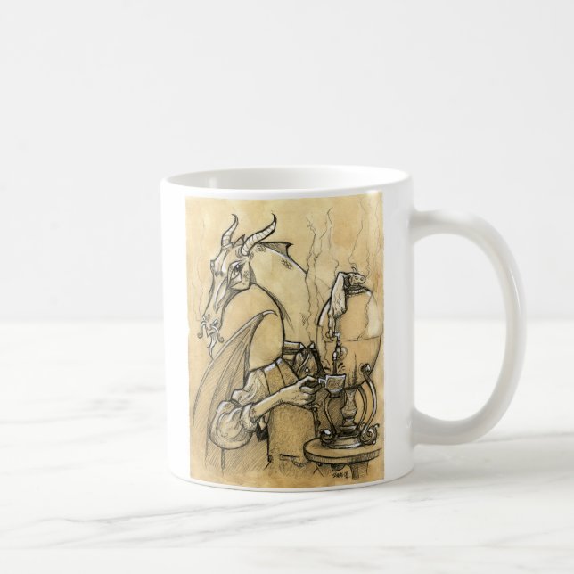 Caneca De Café Chá com o dragão (Direita)