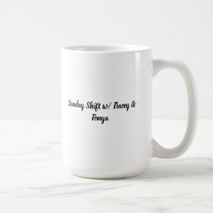 Caneca De Café Chá com turno de domingo.