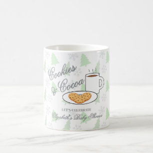 Caneca De Café Chá de Bebê Cookies & Cocoa