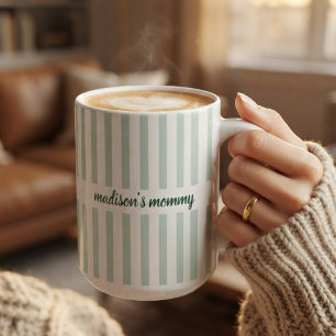 Caneca De Café Chá de Bebê Mãe Pai Tia Personalizado com Letra