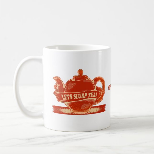 Caneca De Café Chá de Bebendo Engraçado (Esquerda)
