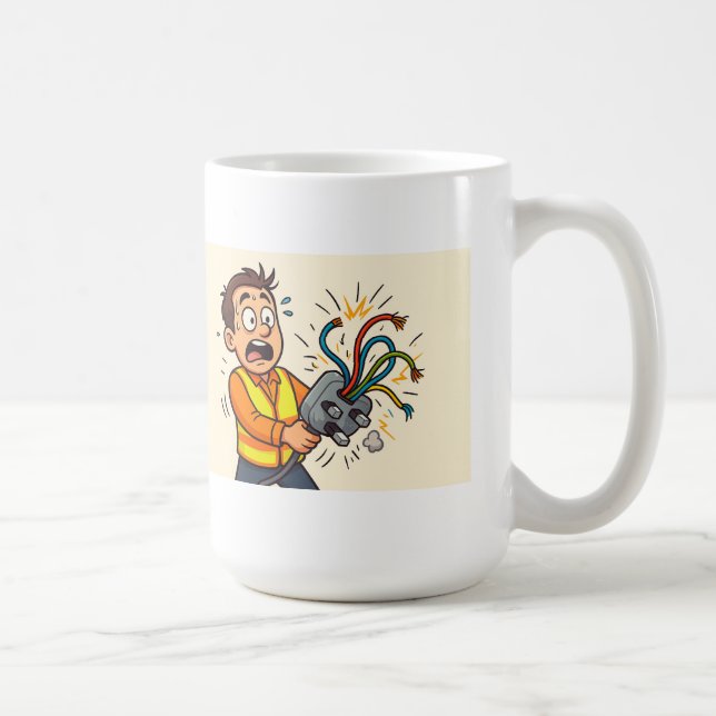Caneca De Café Chá de eletricista/caneca de café (Direita)