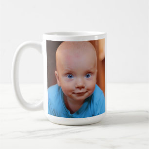 Caneca De Café CHÁ DE FRALDAS ADICIONAR FOTO Coffee Mg PERSONALIZ