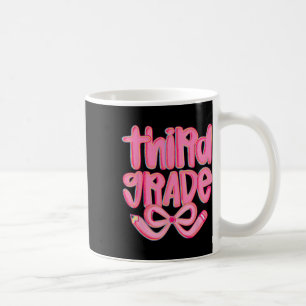 Caneca De Café Chá de Laço Coquete Terceira Série Volta às Aulas