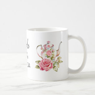 Caneca De Café Chá de Noiva Elegante Design de Chá de Noiva