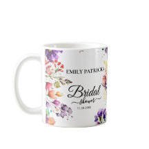 Chá de noiva floral colorido