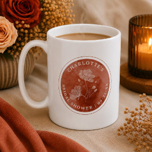Caneca De Café Chá de panela Floral De Fumaça Favorito