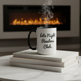 Caneca de Café Chá do Clube de Leitores Noturnos