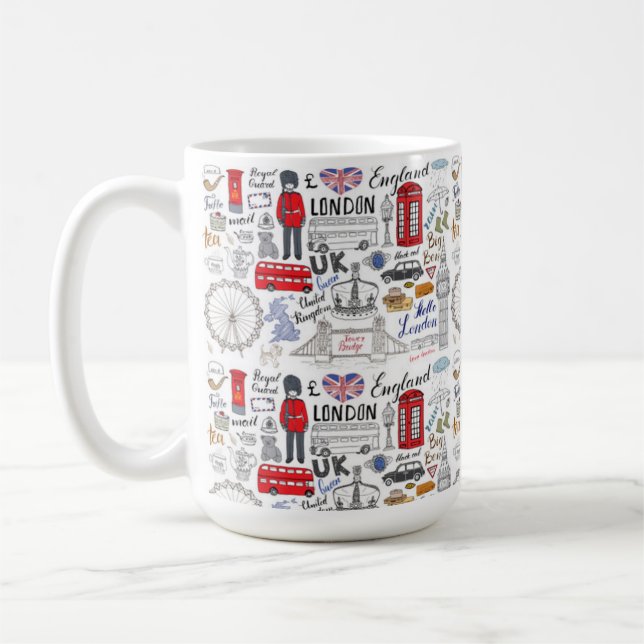 Caneca De Café Chá inglês (Esquerda)