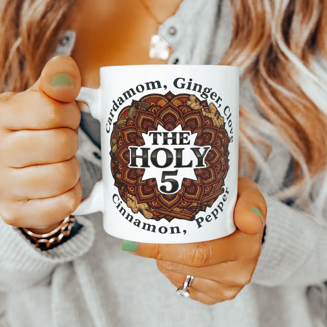 Caneca De Café Chá Masala Holy Five Spice Blend Tea (Criador carregado)