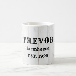 Caneca De Café Chá para fazenda rústica personalizada
