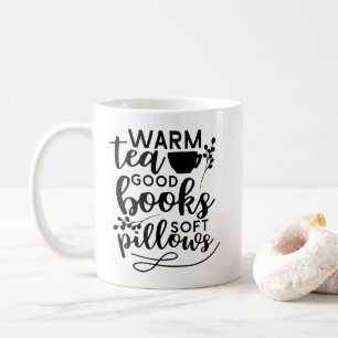 Caneca De Café Chá Quente, Bons Livros & Almofadas Macias Hygge