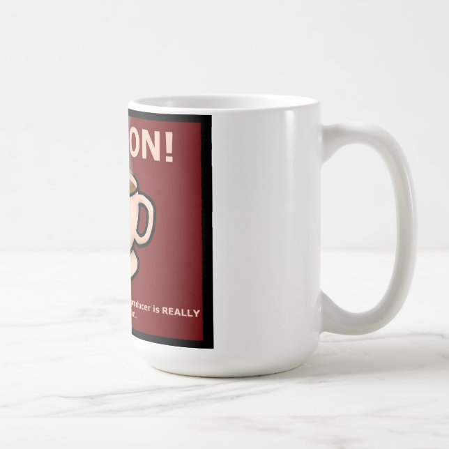 Caneca De Café Chá quente do guia de Hitchiker (Direita)