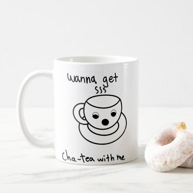 Caneca De Café Cha-Tea Mug (Com Donut)