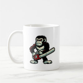Caneca De Café Chainsaw Chimp