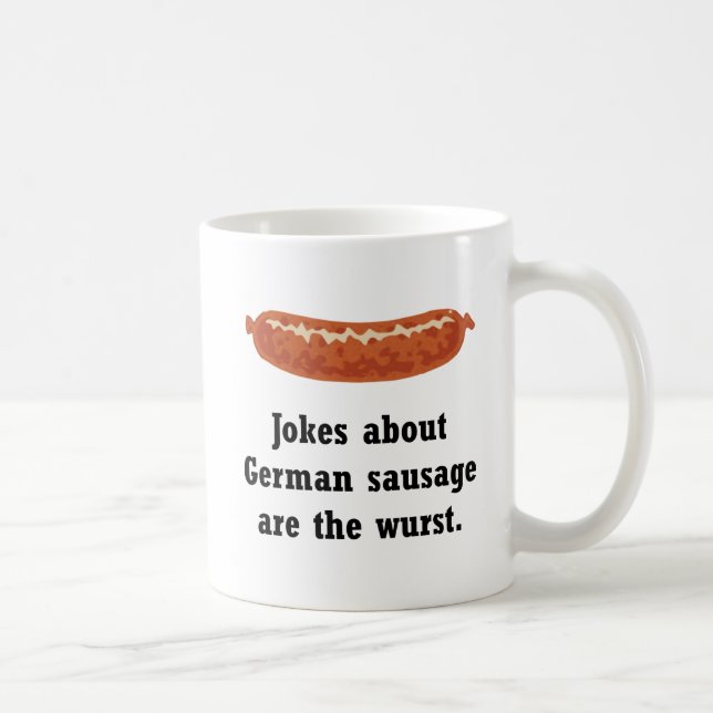 Caneca De Café Chalaça alemão da salsicha (Direita)