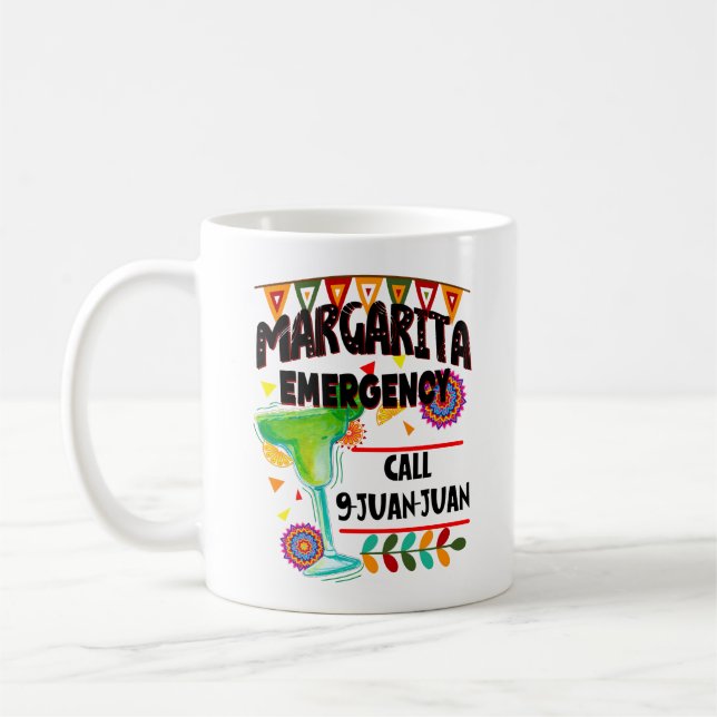 Caneca De Café Chamada de Emergência Margarita 9 Juan (Esquerda)