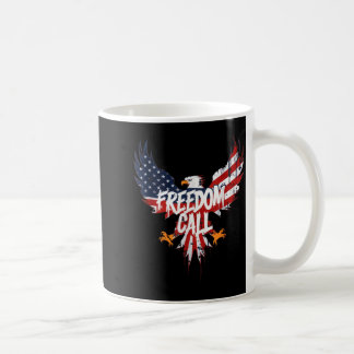 Caneca De Café Chamada de Liberdade Patriótica Dia da Independênc