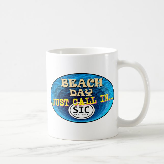 CANECA DE CAFÉ CHAMADA DE PRAIA NO SIC2 (Direita)