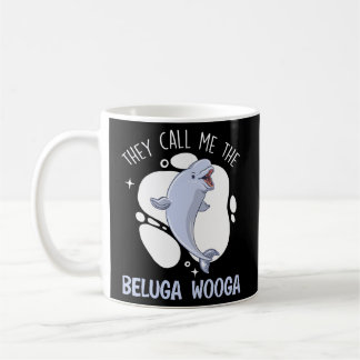 Caneca De Café Chamam-Me Baleia Beluga Wooga Animal Beluga