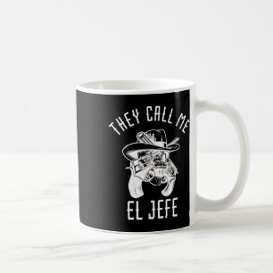 Caneca De Café Chamam-me El Jefe Chefe Chefe Mexicano Chefe Chefe