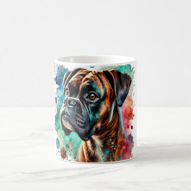 Caneca De Café 🐾 Chamando Todos Os Boxer Lovers! 🐾 (Centro)